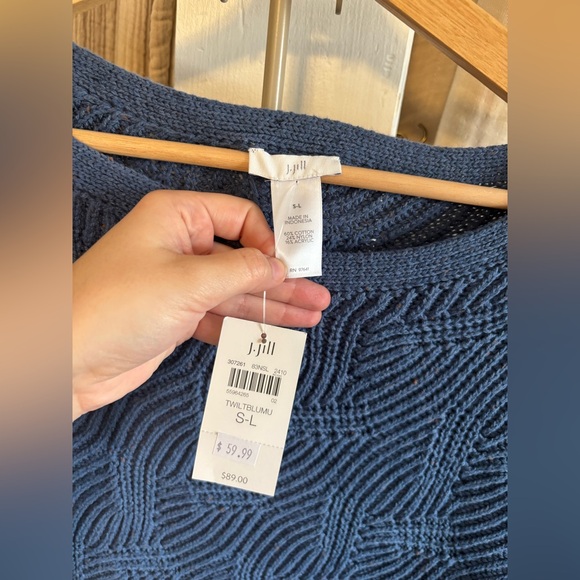 NWT J. Jill Sweater Poncho- S-L - Picture 5 of 9